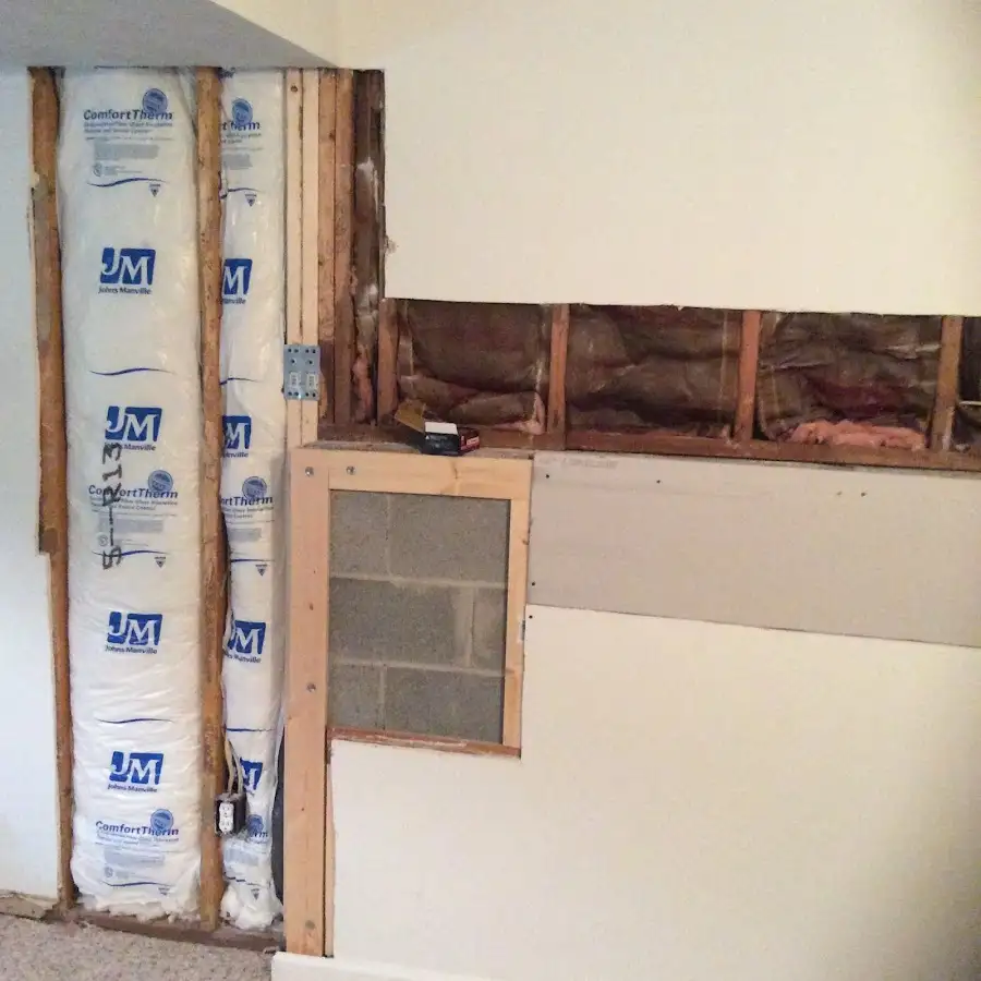 Wall insulation replacement during Structural Drying in Dowagiac